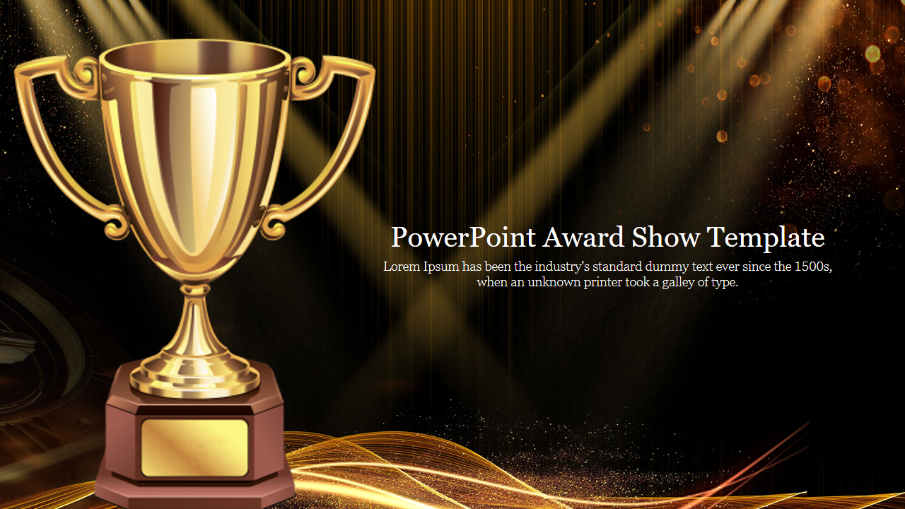 PowerPoint Award Show Template
